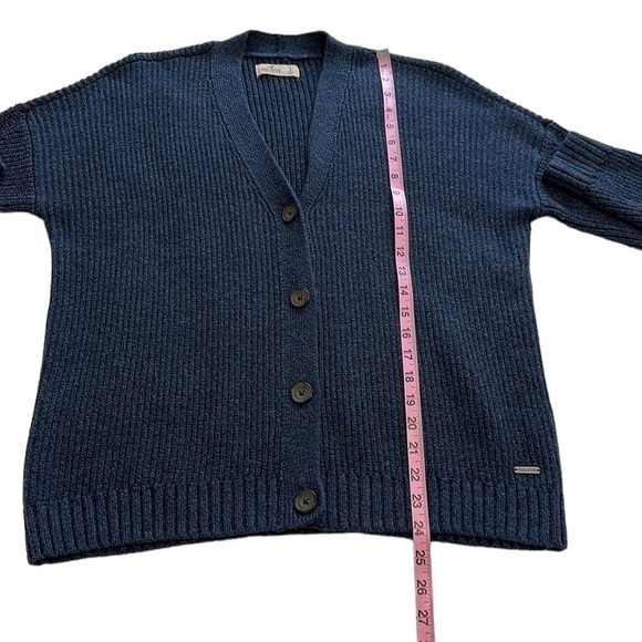 Hollister Navy Blue Women's Cardigan - Picture 10 of 10